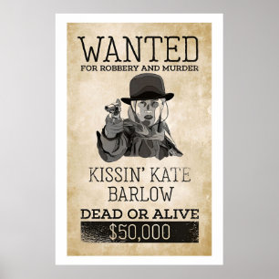Poster Recherché Kissin Kate Barlow