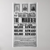 Poster Recherché Lincoln Assassination (Devant)