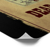 Poster Recherché mort ou vivant (Coin)