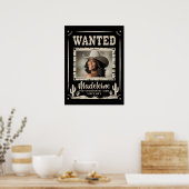 Poster Recherché Old Wild West Rustic Country Fun Anniver (Cuisine)
