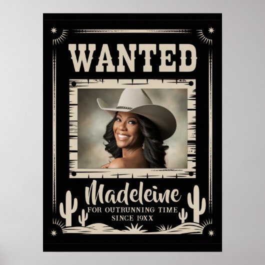 Poster Recherché Old Wild West Rustic Country Fun Anniver (Devant)