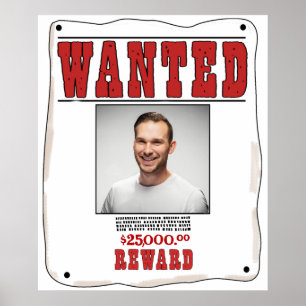 Poster Recherché personnalisé amusant