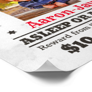 Poster Recherché personnalisé Signal d'anniversa