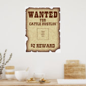 Poster Recherché pour Cattle Rustlin (Cuisine)