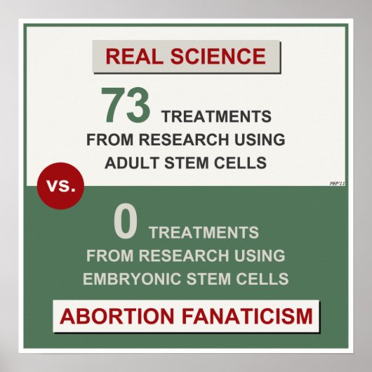 Poster Recherche sur les cellules souches adultes (Devant)