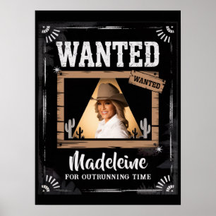 Poster Recherche Vieille Fête d'Anniversaire Fun du Far W