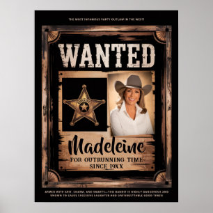 Poster Recherche Vieille Fête Rustique Sauvage Far West B