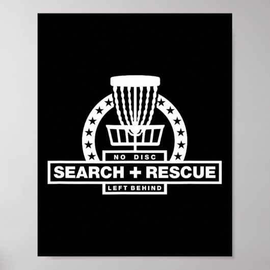 Poster Rechercher Et Secourir Disk Golf (Devant)
