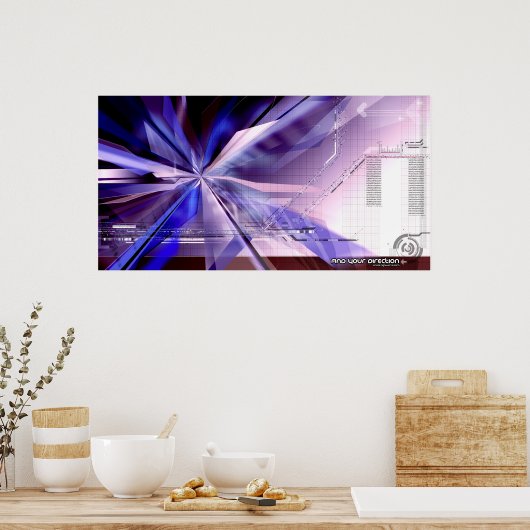 Poster Rechercher votre direction (Cuisine)