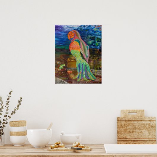 POSTER "RÉCIF DE PARROT" (Cuisine)