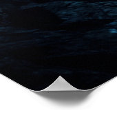 Poster Recif de Requin Électrique Art de Courant Chargé (Coin)