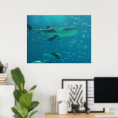 Poster récif de requins (Bureau à domicile)