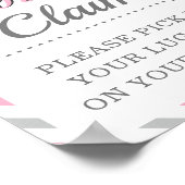 Poster Réclamation des bagages Voyage Avion Faveur de fêt (Coin)