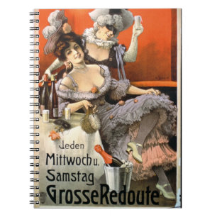 Poster reclame 'Grosse Redoute' (kleur litho) Notitieboek