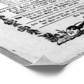 Poster reclame van "The Magic Flute" (Hoek)