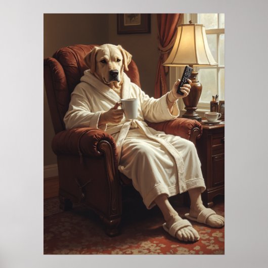 Poster Recliner King: Coffee And Chew (Devant)