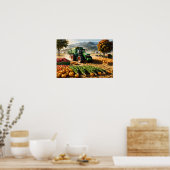 Poster Récolte à la ferme (Cuisine)