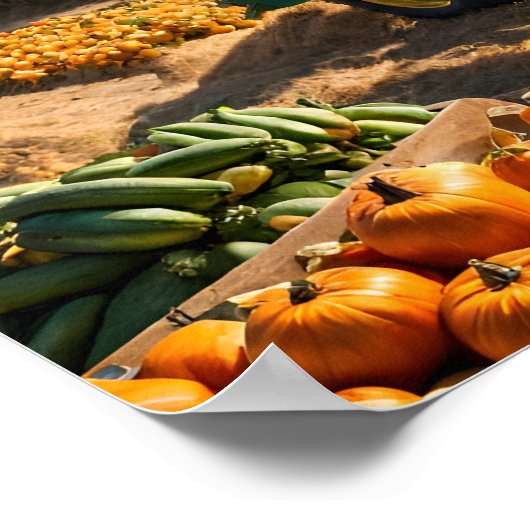 Poster Récolte à la ferme (Coin)