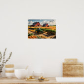 Poster Récolte à la ferme (Cuisine)