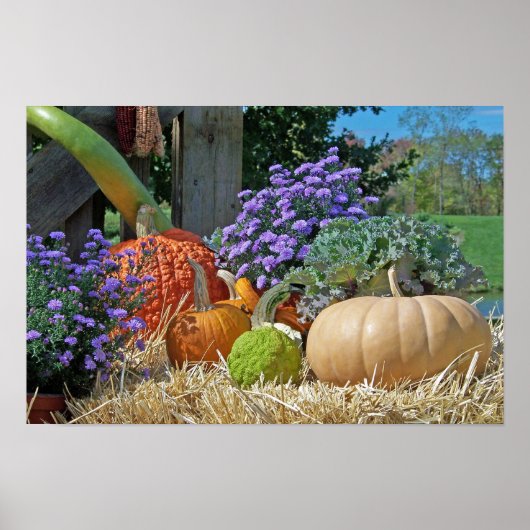 Poster Récolte d'automne (Devant)