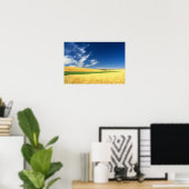 Poster Récolte de blé sur la Palouse dans l'est (Bureau à domicile)