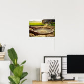 Poster Récolte de grains, rizière (Bureau à domicile)