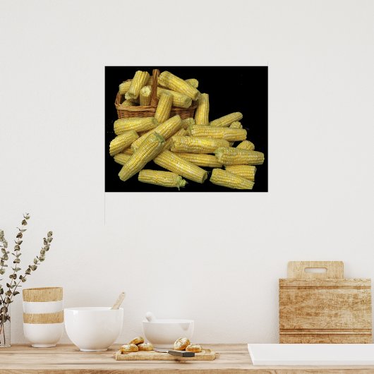 Poster Récolte de maïs (Cuisine)