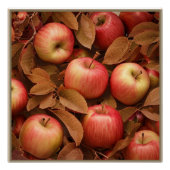 Poster Récolte de pommes Thanksgiving (Devant)