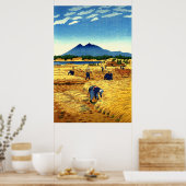 Poster Récolte de riz Shiro Kasamatsu 1953 (Cuisine)