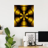 Poster Récolte d'or (Bureau à domicile)