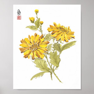 Poster Récolte dorée