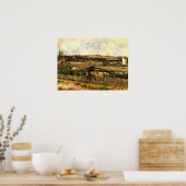 Poster Récolte en Provence Montmajour par Vincent van Gog (Cuisine)