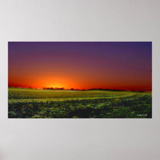 Poster Récolte galactique (Devant)