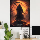 Poster Récolteur de minuit Halloween (Bureau à domicile)