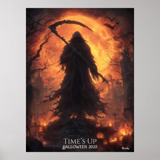 Poster Récolteur de minuit Halloween (Devant)