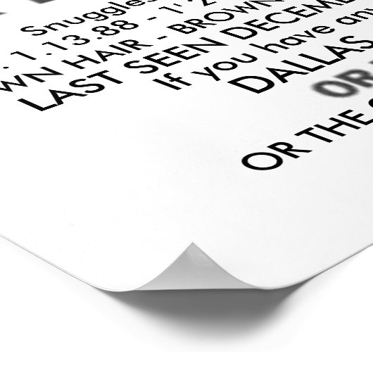 Poster Récompense d'affiche entièrement personnalisable e (Coin)