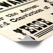 Poster Récompense pour Jesse James (Coin)