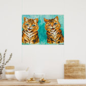 Poster Réconciliation par Louis Wain (Cuisine)