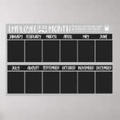 Poster Reconnaissance du Prix de l'employé du mois (Devant)