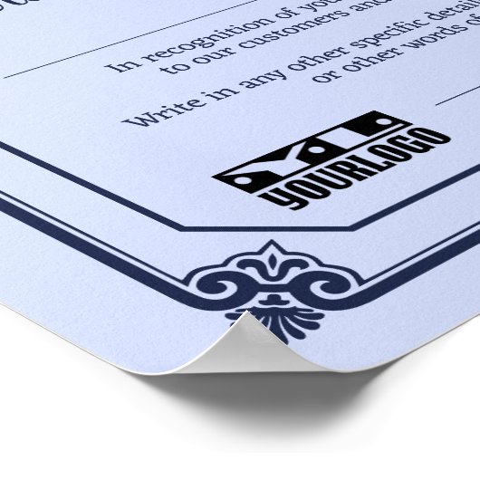 Poster Reconnaissance étudiante volontaire par l'employé (Coin)