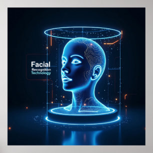 Poster "Reconnaissance faciale stimulée par l'IA