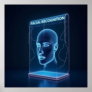 Poster "Reconnaissance faciale stimulée par l'IA