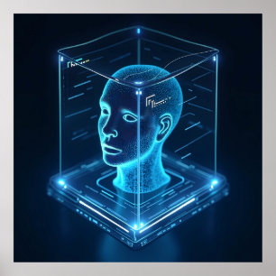 Poster "Reconnaissance faciale stimulée par l'IA