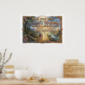 Poster Reconnaissez Dieu dans toutes vos voies toujours (Cuisine)