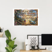 Poster Reconnaissez Dieu dans toutes vos voies toujours (Bureau à domicile)