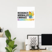 Poster Reconnaître normaliser intégrer la neurodiversité  (Bureau à domicile)