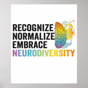 Poster Reconnaître normaliser intégrer la neurodiversité 