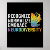 Poster Reconnaître normaliser intégrer la neurodiversité  (Devant)