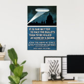 Poster Recrutement de l'Armée de terre de la Seconde Guer (Bureau à domicile)