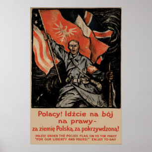 Poster Recrutement pour la Première Guerre mondiale en Po